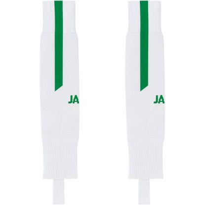 Afbeeldingen van Kousen zonder voet Lazio wit/sportgroen