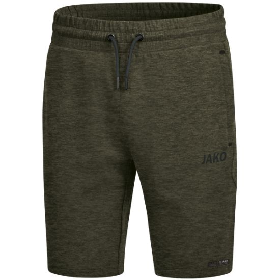 Afbeeldingen van Short Premium Basics kaki gemeleerd