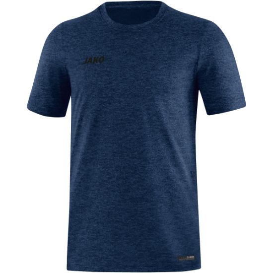 Afbeeldingen van T-shirt Premium Basics marine gemeleerd