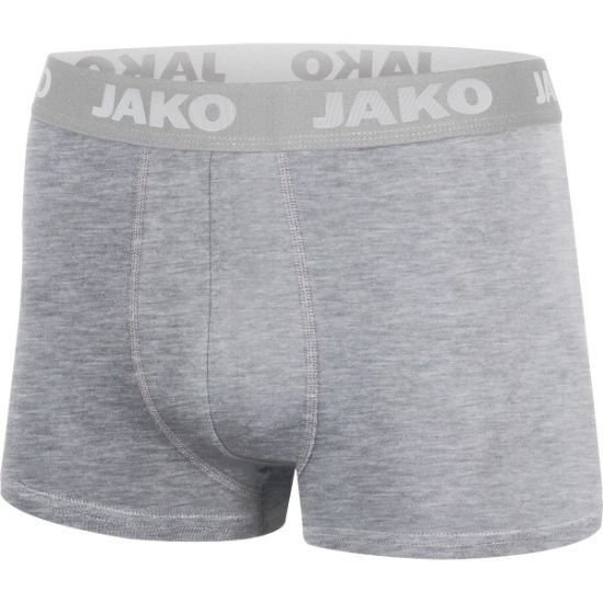 Afbeeldingen van Boxershort Basic - 2-pack grijs gemeleerd